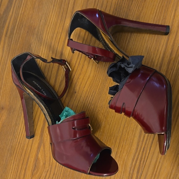 Derek Lam Patent Leather Peep Toe Oxfords - Picture 6 of 10